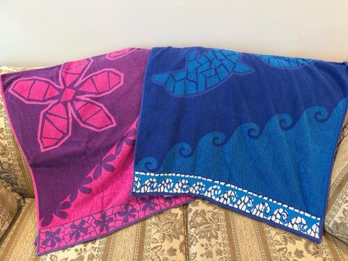 Palm Cove 100% Cotton Beach Towels Set