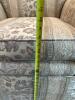Traditional Upholstered Armchair & Ottoman Set - 10