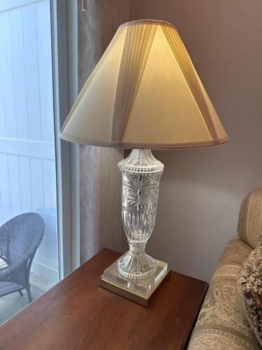 Elegant Glass Table Lamp