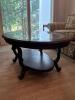 Elegant Oval Glass Top Coffee Table - 2