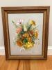 21"x25" Floral Still Life Oil Painting on Canvas