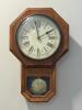 Elgin Quartz Regulator Wall Clock with Pendulum and Westminster Chime