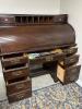 Solid Wood Roll-Top Desk - 2