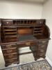 Solid Wood Roll-Top Desk - 5