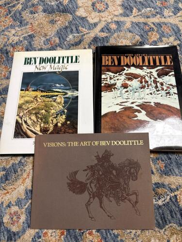 Three Bev Doolittle Art Books