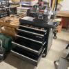 Craftsman Belt/Disc Sander With Accessories & Manual With Craftsman Steel Rolling Tool Cabinet - 2