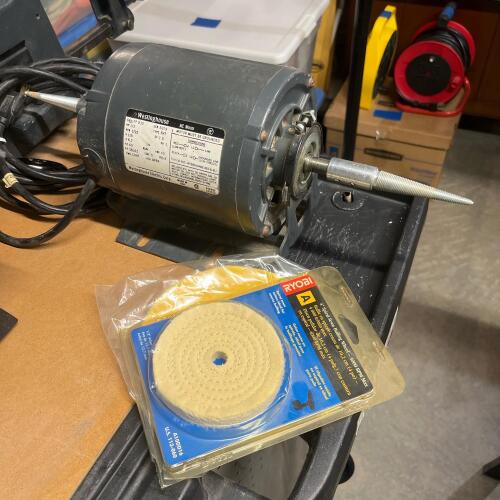 Westinghouse 1/3 HP 1725 RPM AC Buffer Motor