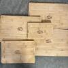 Laser Engraved Cutting Board Set - 2