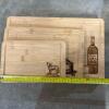 Laser Engraved Cutting Board Set - 4