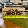 Walnut and Cherry Laser Engraved Mini Wooden Crates - 5