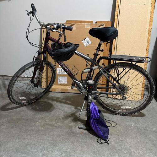 Trek 4300 Alpha Aluminum Hybrid Mountain Bike & Accessories