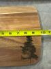 Laser Engraved Hardwood Cutting Board Set - 4