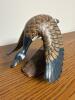 Carved Wood Canada Goose Sculpture