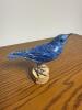 Wooden Mountain Bluebird Figurine by Wildlife Garden AB