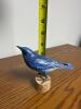 Wooden Mountain Bluebird Figurine by Wildlife Garden AB - 2