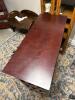 Mission Style 3-Shelf Dark Wood Bookcase - 3