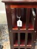 Mission Style 3-Shelf Dark Wood Bookcase - 8