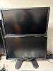 Dual Monitor Stand with Monitors
