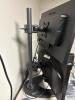 Dual Monitor Stand with Monitors - 4