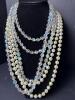 Vendome Signed Aurora Borealis Crystal, Faux Pearl & Bead Multi-Strand Lot - 5