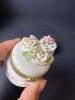 Porcelain Floral Trinket Boxes - 2