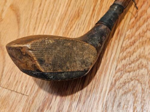 Antique Wood Shaft Spaulding #1 Driver Golf Club