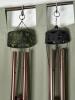 Pair of Butterfly Theme Metal Wind Chimes - 2