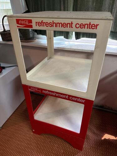 Vintage Coca-Cola Refreshment Center POS Display Rack