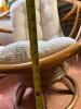 Rattan Swivel Lounge Chair with Off-White Cushion - 6