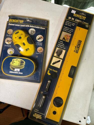Benchtop Pro 16-in Laser Level & Swivel Base Laser Level