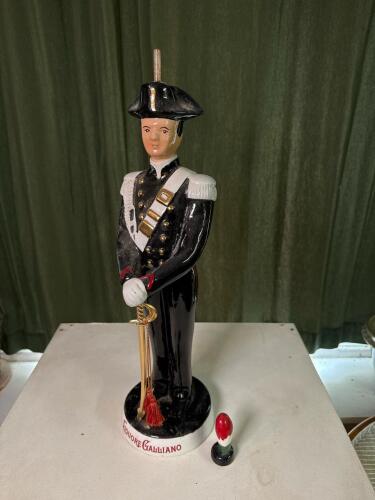 Galliano Carabinieri Soldier Ceramic Liquor Decanter