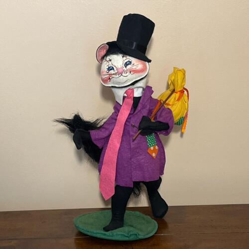 Collectible Vintage 1988 Annalee Poseable Skunk Doll