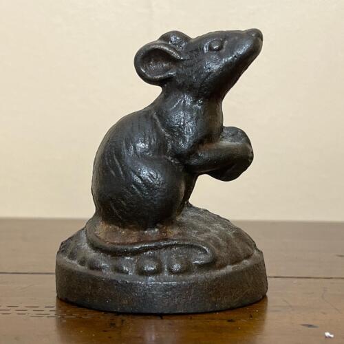Restoration Hardware Cast Iron Mouse Doorstop