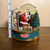 Coca-Cola Dear Santa Please Pause Here Musical Animated Christmas Figurine With Orignal Box! - 3