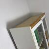 White Storage Hutch with Wood Accents - 2