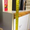White Storage Hutch with Wood Accents - 6