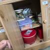 Tan Bureau with Cabinet & Drawers - 6