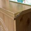 Tan Bureau with Cabinet & Drawers - 8