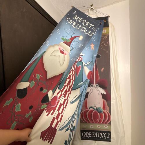 Decorative Christmas & Autumn Holiday Banners