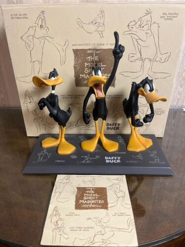 Warner Bros. Daffy Duck Model Sheet Maquettes Trio Limited Edition 599/2,500