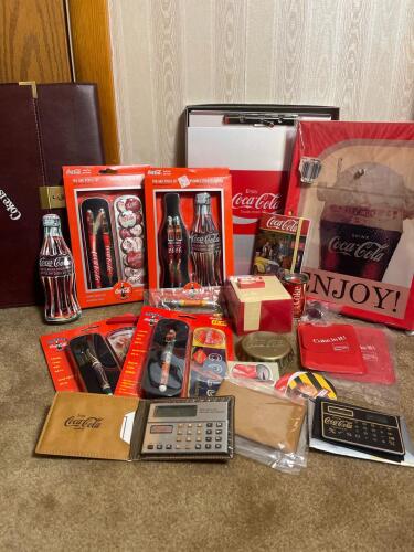 Coca-Cola Branded Office & Stationery Collectibles Lot