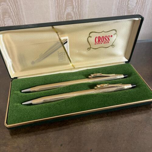 Cross Ballpoint Pen & Mechanical Pencil with Coca-Cola Branding