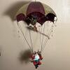 Large Hanging Santa Claus Parachute Ornament