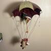 Large Hanging Santa Claus Parachute Ornament - 2