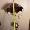 Large Hanging Santa Claus Parachute Ornament - 3