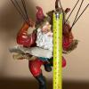 Large Hanging Santa Claus Parachute Ornament - 5