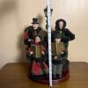 Victorian-Style Christmas Caroler Figurine Set with Lighted Lamp Post - 4