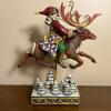 Jim Shore Heartwood Creek "Santa Did Ride" Figurine - 4