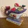 Jim Shore Heartwood Creek "Delivering Joy" Santa's Sleigh Figurine - 2