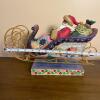 Jim Shore Heartwood Creek "Delivering Joy" Santa's Sleigh Figurine - 3